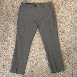 Perry Ellis Slim Fit Stretch Chinos - Grey